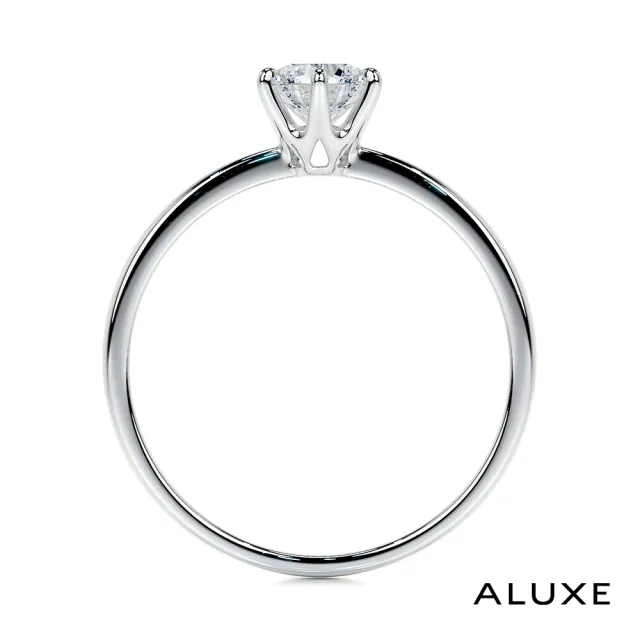 【ALUXE 亞立詩】0.30克拉 18K金 求婚鑽戒 RS0888(3色任選)