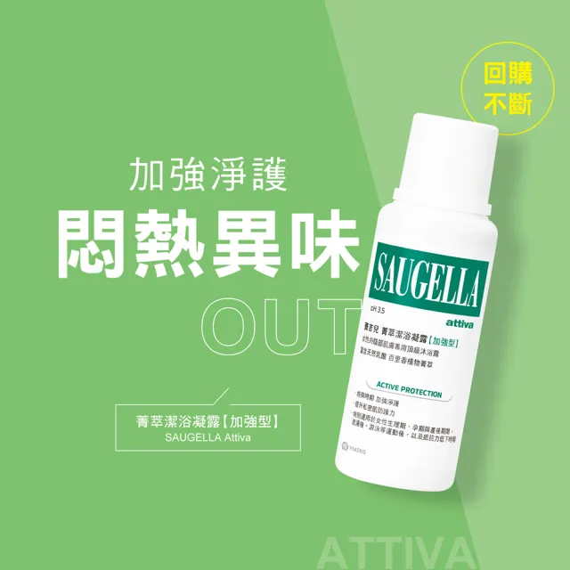 【SAUGELLA 賽吉兒】菁萃潔浴凝露加強250ml二入組