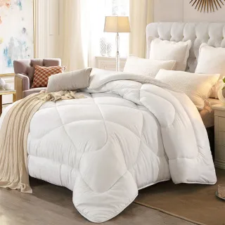 【MIT iLook】超值2入組 台灣製羽絲絨保暖6D雙人加厚四季被(180X210cm-冬被/棉被/空調被)