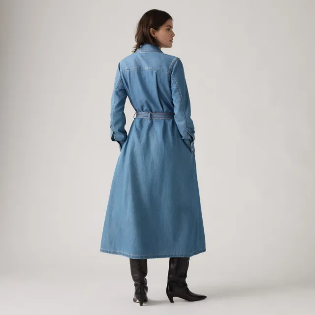 【LEVIS】牛仔洋裝 長版洋裝 春夏 洋裝 女生上衣 熱賣單品 004H3-0000