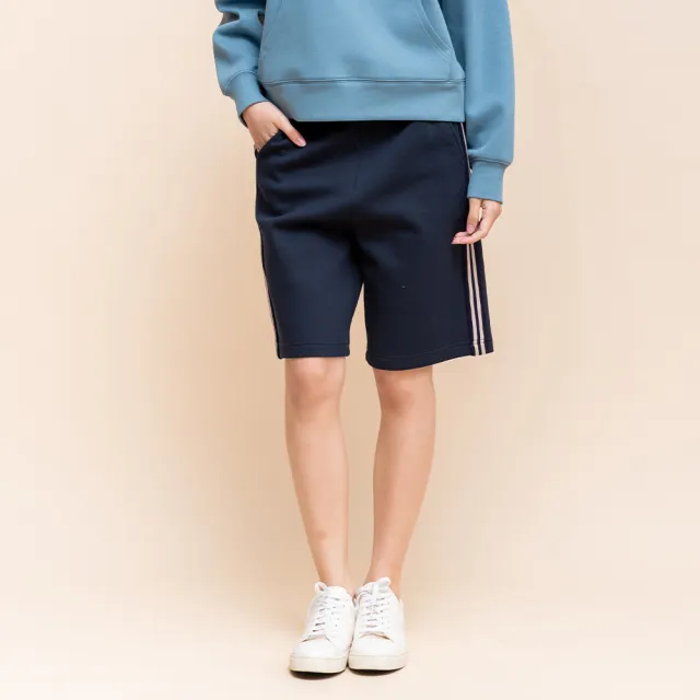 【perng yuh 芃諭名品】*愜意休閒 側條飾 輕彈 及膝褲(2025 AW Collection|4C秋冬新品上市)