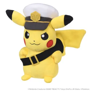 【TAKARA TOMY】POKEMON 精靈寶可夢 絨毛 船長皮卡丘（護目鏡版）