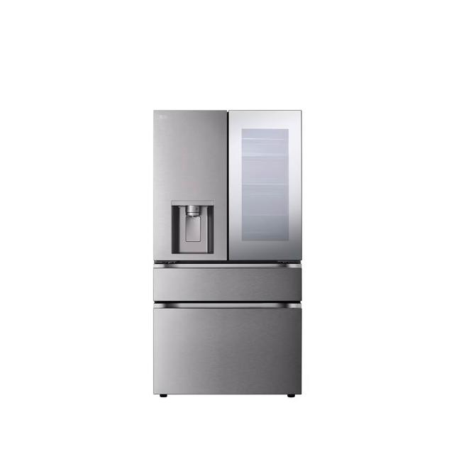 【LG 樂金】782公升WiFi敲敲看門中門變頻對開冰箱 星夜黑(GR-AQC82BS)