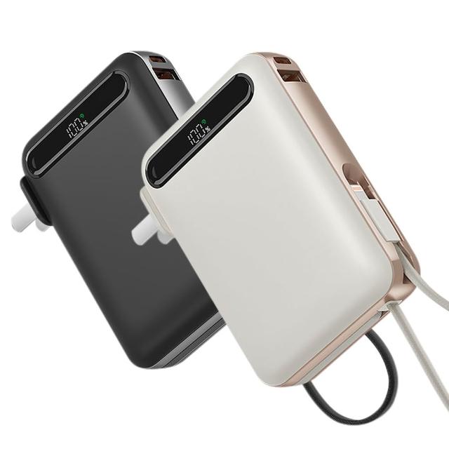 HANG AC2 自帶插頭 10000mAh 行動電源 22.5W三合一 PD QC快充