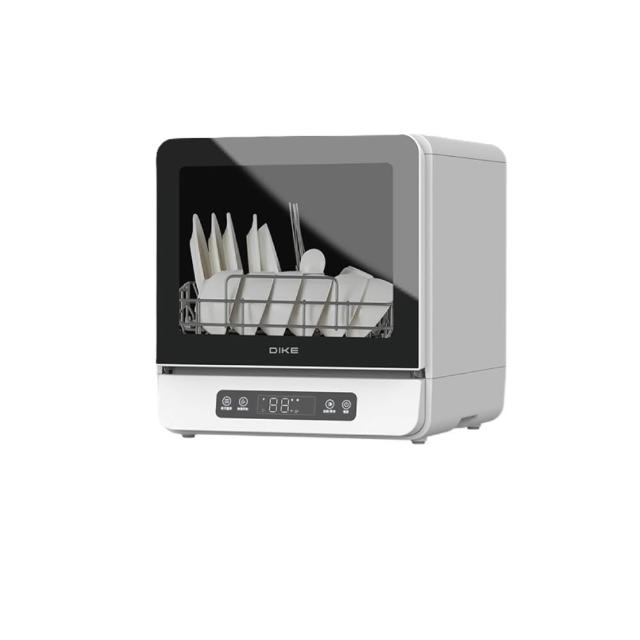 【DIKE】HKE700WT 5人份 全自動免安裝臭氧烘乾洗碗機(洗消烘存多合1/360°全方位清潔)