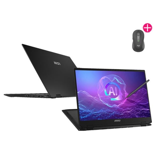 靜音滑鼠★【MSI 微星】16吋 Ryzen AI 9 365 翻轉觸控商務筆電(Summit A16 AI+/32G/1T/W11P/A3HMTG-017TW)
