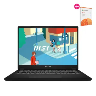 M365★【MSI 微星】14吋i5-13420H 輕薄效能筆電(Modern 14 H/16G/512G SSD/Win11/D13MG-267TW)