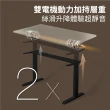 【ONE HOUSE】阿姆斯無段式電動升降桌 120x60CM｜正裝雙機馬達 靜音操控 高承重(書桌/辦公桌/工作桌)