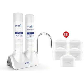 【Unilever 聯合利華】Pureit廚上型桌上型生飲級淨水器濾水器CU3040(DIY安裝)