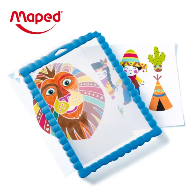 【法國Maped】抗斷裂透明塗鴉板(顏色隨機出貨)