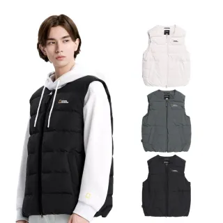 【國家地理服飾官方旗艦】男女同款 HERON 輕量 鵝絨羽絨背心(多色可選/鵝絨款/輕量)