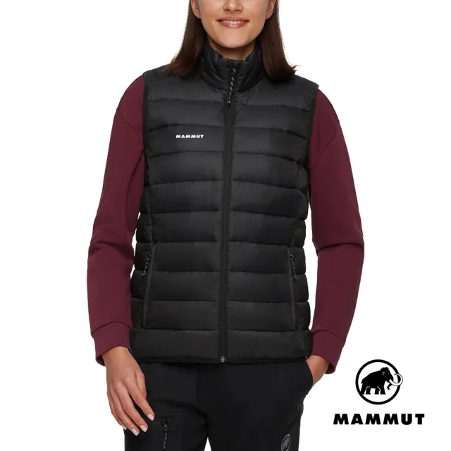 【Mammut 長毛象】Crag IN Vest Women 保暖立領化纖背心 黑色 女款 #1013-03460
