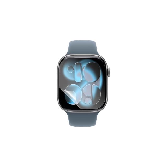 【o-one】Apple Watch Series 11系列 42mm/46mm 手錶螢幕保護貼 兩入組 全新升級(輕微刮痕自動修復)