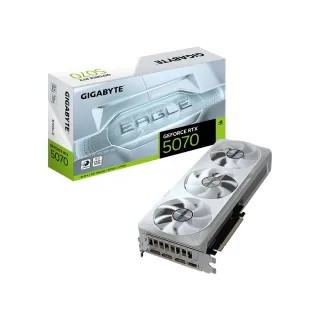 【GIGABYTE 技嘉】GeForce RTX5070 EAGLE OC ICE SFF 12G 顯示卡(GV-N5070EAGLEOC ICE-12GD)