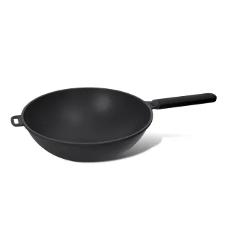 【WOKY 沃廚】恰恰鍋 32CM炒鍋-單鍋(台灣製無塗層不沾鍋)