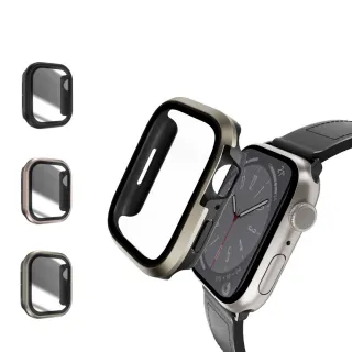 【SwitchEasy】Apple Watch Modern Hybrid 鋼化玻璃鋁合金保護殼(適用 42/46mm)