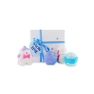 【LUSH 嵐舒】冰雪時光 泡澡禮盒(汽泡彈x4/聖誕節/交換禮物/送禮)