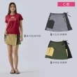【ADISI】男女款Supplex格紋速乾下著-短褲、七分褲、一片裙 多款任選(彈性 吸濕排汗 快乾 耐磨)