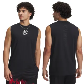 【UNDER ARMOUR】UA 男 Curry 背心_1390352-001(黑色)