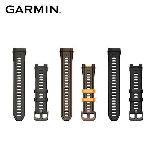 【GARMIN】INSTINCT Crossover AMOLED 矽膠替換錶帶 22mm