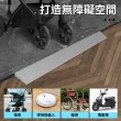【Life工具】門口斜坡墊 斜坡板 2公分高灰色 斜坡 130-HBA0208100GR(汽車臺階墊 臺階墊板 爬坡墊)