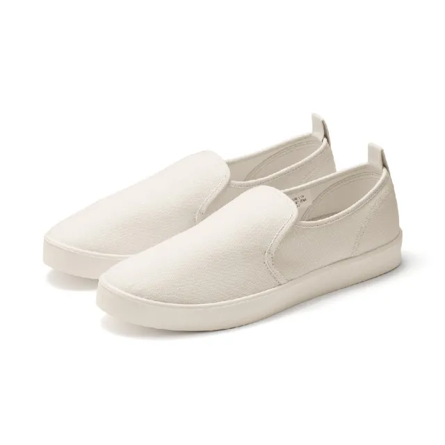 MUJI 無印良品】撥水加工柔軟鞋墊基本便鞋(柔白/黑色) - momo購物網