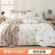 【HOYACASA】100%抗菌天絲兩用被床包組-多款任選(雙人/加大均一價 涼被/冷氣毯)