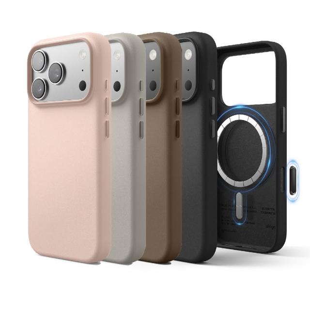 【Elago】iPhone 17 Pro/Pro Max 磁吸植物皮革薄型手機殼(MagSafe 保護殼)