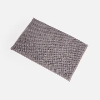 【特力屋】Home Zone 極吸水雪尼爾踏墊 太空灰 60x40cm