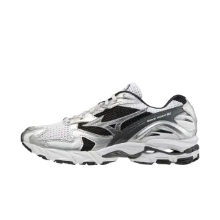 【MIZUNO 美津濃】美津濃 Wave Rider 10 男女 休閒鞋 舒適 穿搭 白 黑 銀(D1GA210405)