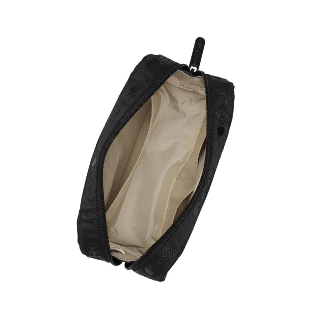【Lesportsac】Rectangular Cosmetic 長形化妝包 收納包 送禮 禮物 推薦 女包(黑貓印花)