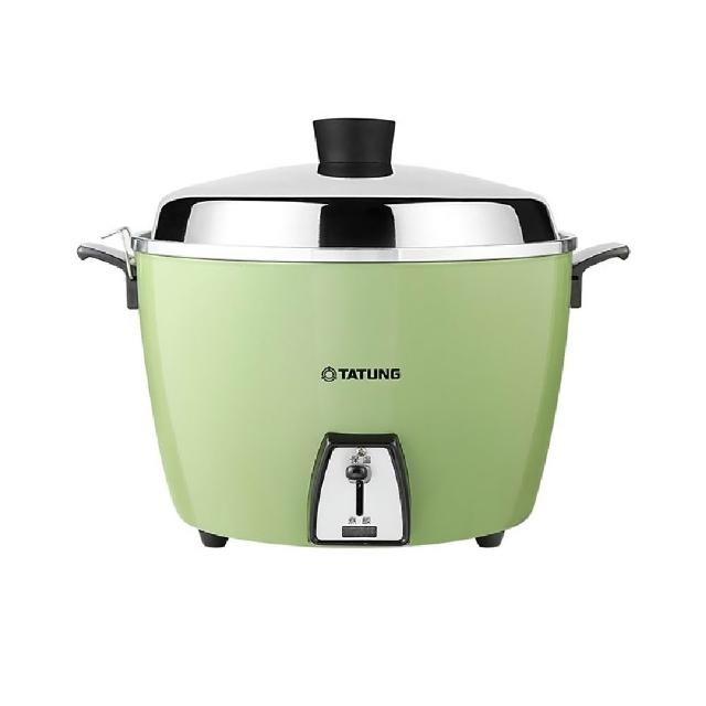 【TATUNG 大同】10人份不鏽鋼電鍋 翠綠 TAC-10L-DCG(TAC-10L-DCG)