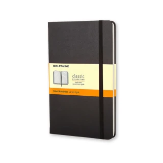 【MOLESKINE】經典硬殼橫條L型筆記本- 黑(筆記本)