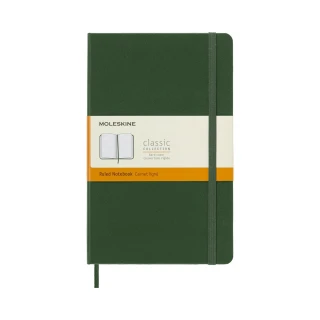 【MOLESKINE】經典硬殼橫線L型筆記本- 綠(筆記本)