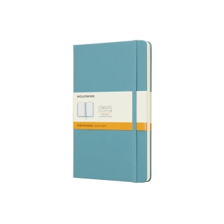 【MOLESKINE】經典硬殼橫線L型筆記本- 珊瑚藍(筆記本)