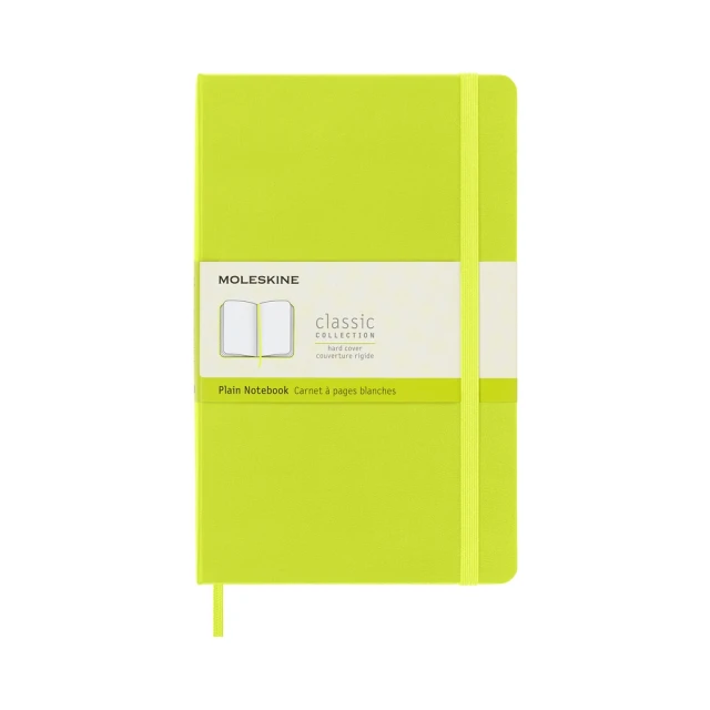 【MOLESKINE】經典硬殼空白L型筆記本- 亮綠(筆記本)