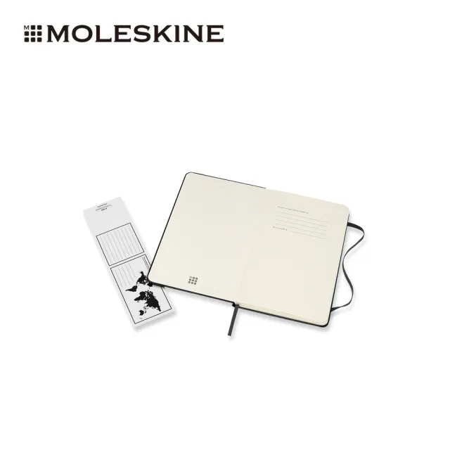 【MOLESKINE】經典硬殼橫線M型筆記本 - 黑(筆記本)
