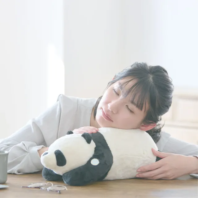 【ATEX】官方旗艦館 Lourdes 晚安熊睡眠抱枕-小款AX-BT807(呼吸感/助眠/抱枕/午睡枕)