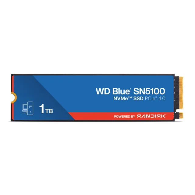 【WD 威騰】WD Blue藍標 SN5100 NVMe SSD 1TB(WDS100T5B0E)