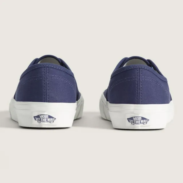 【VANS】官方旗艦 Authentic 藍色滑板鞋 休閒鞋