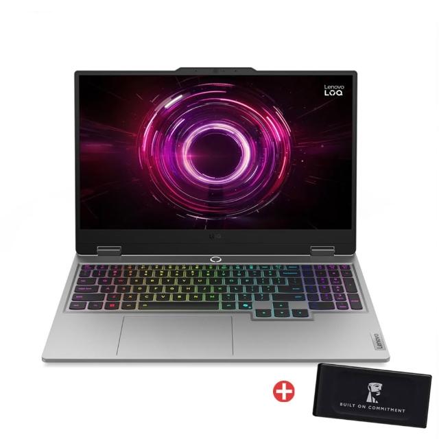【Lenovo】外接1TB SSD組★15.6吋R7 RTX5050電競筆電(LOQ/83JG004TTW/R7-250/16G/512G/RTX5050/W11/灰)