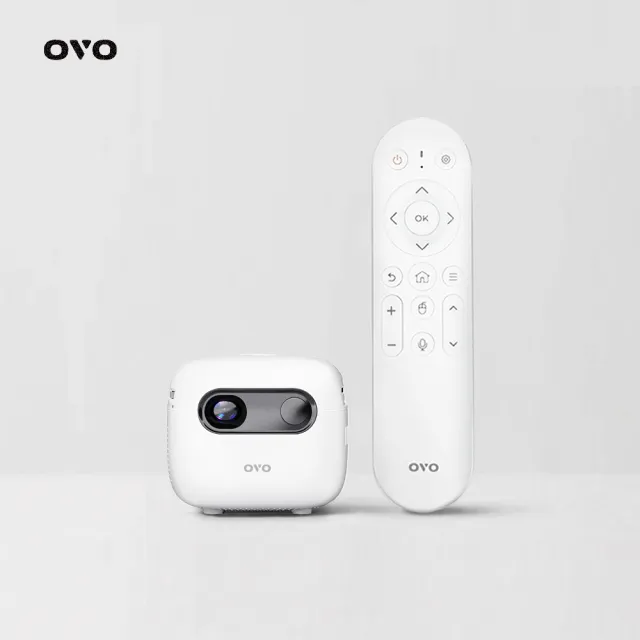 【OVO】小蘋果智慧投影機 U1(PD快充 內建喇叭 百吋投影 露營/戶外/家用)