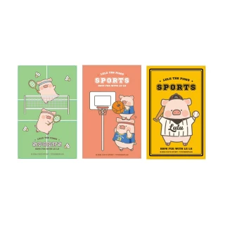 【悠遊卡】代銷 LuLu豬運動系列悠遊卡-三款(籃球豬/雙打豬/棒球豬)