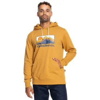 【Quiksilver】男款-QS GRADIENT MOUNTAINS HOODIE 長袖帽T-棕褐色(EQYSF03153-CMT0)