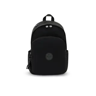 【KIPLING官方旗艦館】碳黑上方拉鍊後背包-DELIA