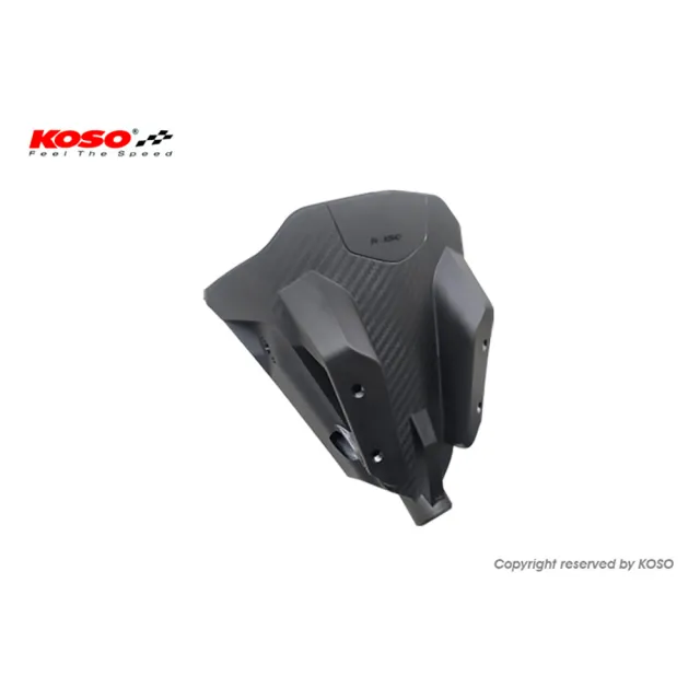 【KOSO】強化型小盾 含行車紀錄器孔(SYM 三陽 MMBCU 158 小盾 / 另購KOSO碳纖風鏡、後照鏡搭配)