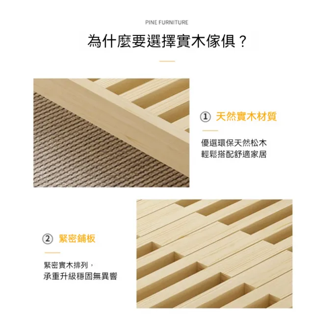 【窩居】實木伸縮床 抽拉床 寬80公分(榻榻米 推拉床 沙發床 單人拼接床)