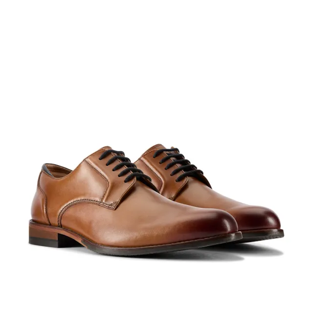 【Clarks】男鞋 Craft Arlo Lace 寬楦設計典藏英倫素面紳士鞋 皮鞋 正裝鞋(CLM77697D)