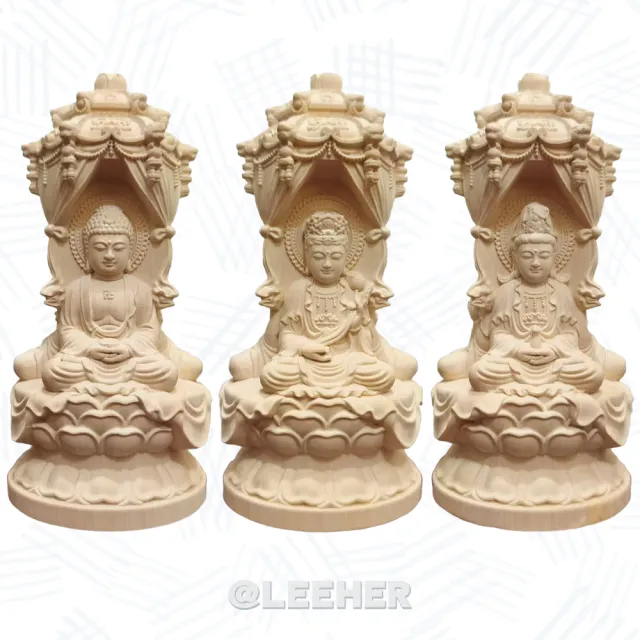 【LEEHER】觀音寶塔擺設/佛教擺設/家居擺設/送禮推薦/黃楊木材質/佛像雕刻/觀音寶塔像