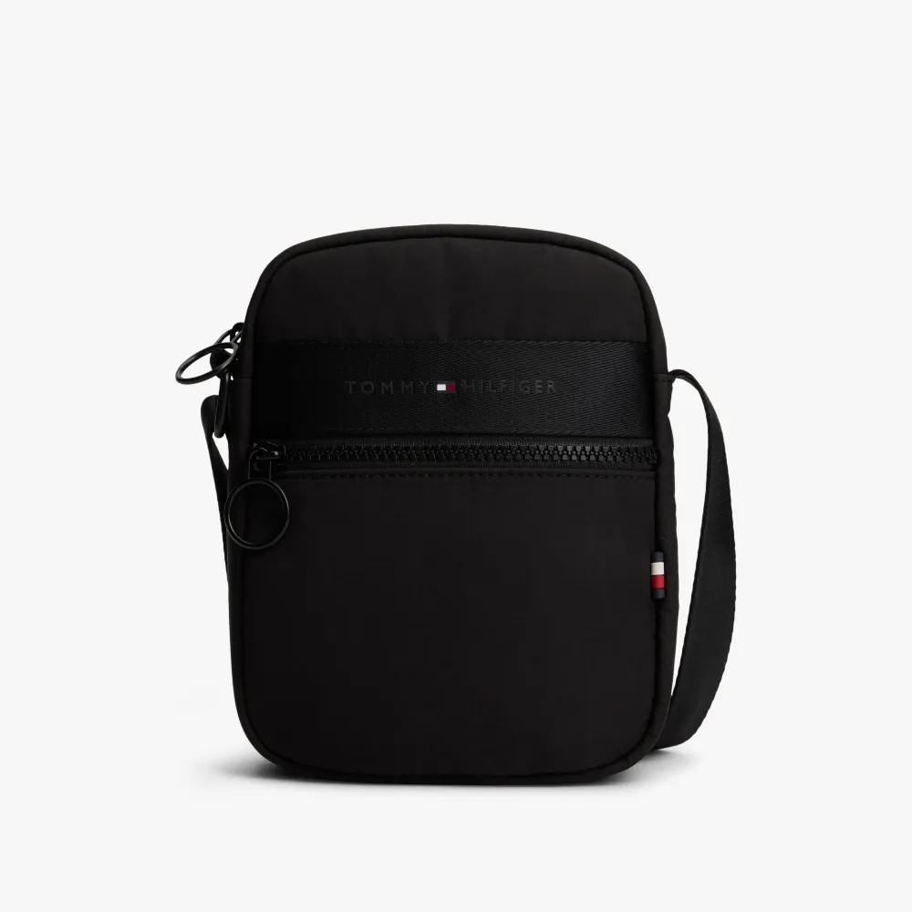 【TOMMY HILFIGER】官方旗艦館Kayden 迷你記者包_黑色